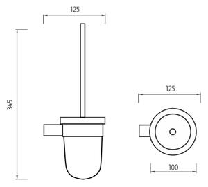 Nimco WC kefa BORMO - BR 11094WN-26