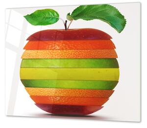 Ochranná doska mix ovocie tvar jablko - 40x60cm / NE