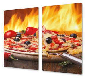 Ochranná doska pizza s olivami a chilli - 52x60cm / ANO