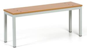 Šatníková lavica, sedák - lamino, dĺžka 1000 mm, buk
