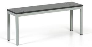 Šatníková lavica, sedák - lamino, dĺžka 1000 mm, grafit