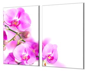 Ochranná doska kvety fialovej orchidey - 40x40cm / ANO