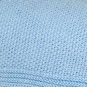 Baby Nellys Luxusná deka, dečka BASIC, 80x90cm - modrá