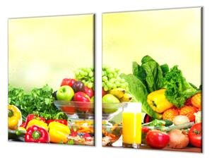 Ochranná doska mix ovocie a zelenina - 40x60cm / ANO