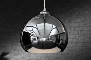 Invicta Interior - Moderné závesné svietidlo CHROMAGON 30 cm chromové guľové