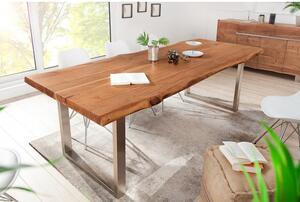 Jedálenský stôl Mammut 220x100cm Masív drevo Acacia-Komfort-nábytok