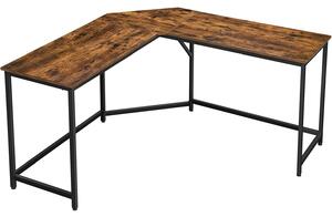 Rohový písací stôl, PC stôl v tvare L, kancelársky stôl 149 x 149 x 75 cm