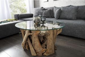 Konferenčný stôl 23208 60x60cm Drevo Teak-Komfort-nábytok