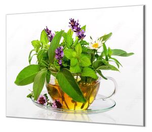 Ochranná doska bylinky v hrnčeku čaju - 40x40cm / ANO