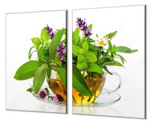 Ochranná doska bylinky v hrnčeku čaju - 40x40cm / NE