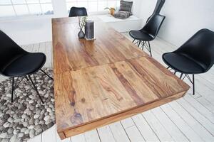 Invicta Interior - Masívny jedálenský stôl PURE 120-200 cm Sheesham s predlžovacími doskami