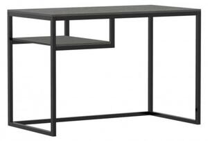 VASAGLE Moderný písací stôl, 120 x 60 x 75 cm, čierny