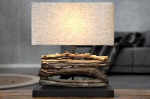 Stolová lampa 19477 Masív drevo/Bežová-Komfort-nábytok