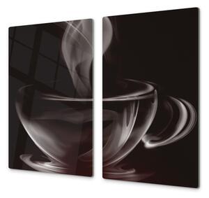 Ochranná doska abstraktný hrnček kávy - 40x40cm / ANO
