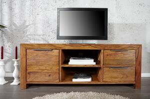 TV-skrinka 22684 135cm Masív drevo Sheesham/Palisander-Komfort-nábytok
