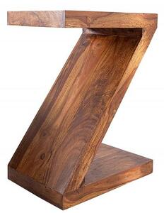 Invicta Interior - Masívny príručný stolík Z 45 cm sheesham, prírodný