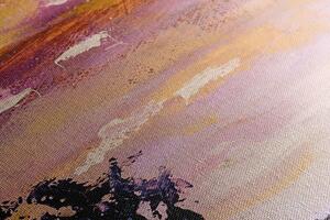 Obraz olejomaľba levanduľového poľa