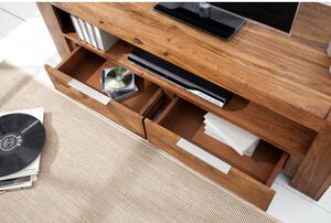 TV-skrinka 37892 135cm Masív drevo Sheesham/Palisander-Komfort-nábytok