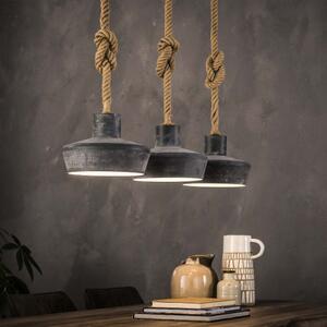 Luster 80-42 3 x Ø28cm Concrete look-Komfort-nábytok