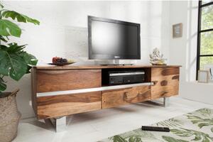 TV-skrinka 38914 160cm Drevo Sheesham/Palisander-Komfort-nábytok