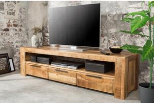TV-skrinka 38929 170cm Masív drevo Mango Industrial look-Komfort-nábytok