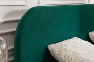 Posteľ 39695 160x200cm Zamat Smaragdovo zelená-Komfort-nábytok