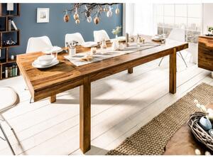 Rozkladací jedálenský stôl 35299 160/240x100cm Masív drevo Palisander-Komfort-nábytok