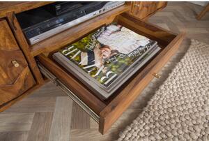 TV-skrinka 39744 140cm Masív drevo Palisander Retro-Komfort-nábytok