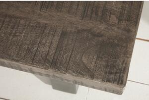 Konferenčný stôl 38661 100x60cm Drevo Mango šedý-Komfort-nábytok