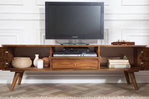 TV-skrinka 39744 140cm Masív drevo Palisander Retro-Komfort-nábytok