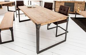 Jedálenský stôl 36770 200x90cm Bielený Acacia-Komfort-nábytok