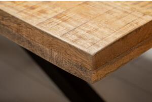Jedálenský stôl 39444 200x100cm Masív drevo Mango prírodné-Komfort-nábytok