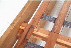 Posteľ 39785 180x200cm Masív drevo Acacia prírodná-Komfort-nábytok