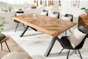 Jedálenský stôl 39286 160x90cm Masív drevo Mango prírodné-Komfort-nábytok