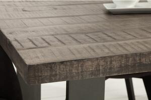 Jedálenský stôl 38657 180x90cm Masív drevo Mango šedé-Komfort-nábytok