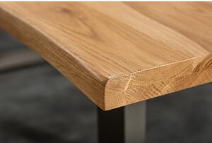 Jedálenský stôl 39436 180x90cm Masív drevo Divoký Dub-Komfort-nábytok