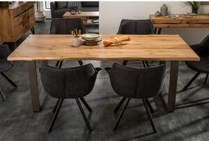Jedálenský stôl 39436 180x90cm Masív drevo Divoký Dub-Komfort-nábytok