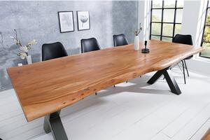 Jedálenský stôl Mammut X 200x100cm drevo Acacia -HONEY-Komfort-nábytok