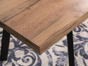 Rozkladací jedálenský stôl BRICK 120-160cm - dubový efekt
