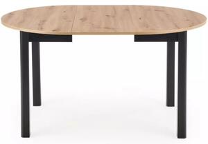 Rozkladací jedálenský stôl DANTE 102-144cm - dubový efekt