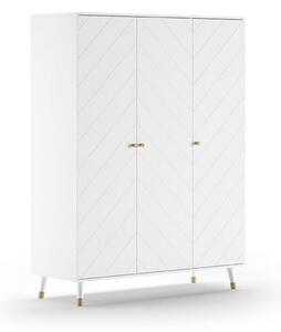 Biela detská šatníková skriňa 150x200 cm BILLY – Vipack