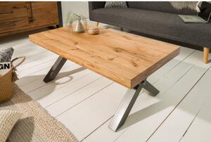 Konferenčný stôl 38808 110x60cm Masív drevo Divoký Dub-Komfort-nábytok