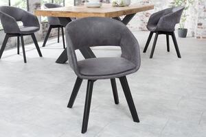 Invicta Interior - Dizajnová stolička NORDIC STAR šedá