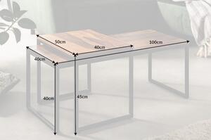 Konferenčný stôl 41069 100x40cm 2-set Drevo Palisander-Komfort-nábytok