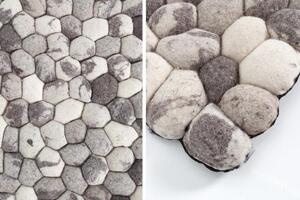 Invicta Interior - Ručne tkaný koberec ORGANIC LIVING 200x120 cm, šedý, bavlna