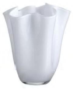 Váza WAVE OL00866 biela H24,5cm