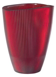 Váza oválna BURANO MILLE OL02109 červená H24cm