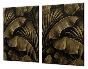 Ochranná doska abstraktné banánové a palmové lístie - 52x60cm / ANO
