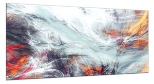 Obraz sklenený abstraktné cákance moderná textúra - 50 x 100 cm