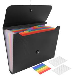 Organizér na dokumenty s 13 priehradkami, A4